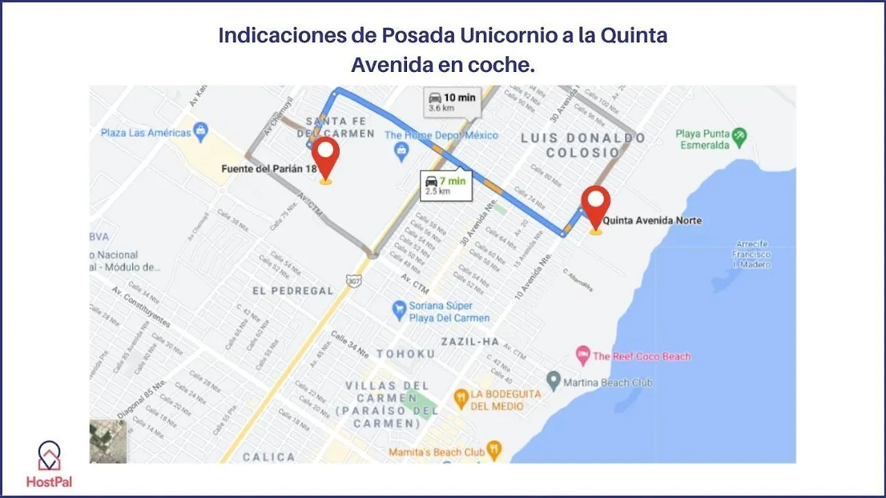 Posada Unicornio Faith Playa del Carmen Homestay
